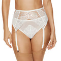 Sheer High Waist Floral Garter Belt Gorteks Cherie